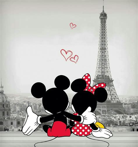 Mickey And Minnie In Paris Mickeymouse Paris Minniemouse Disneylandparis Disney Mickey Mouse