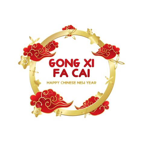 Chinese New Year Vector Art Png Ucapan Perayaan Imlek Happy Chinese