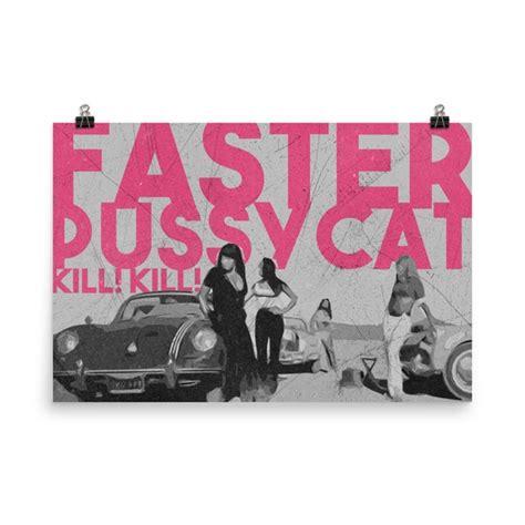 faster pussycat kill etsy