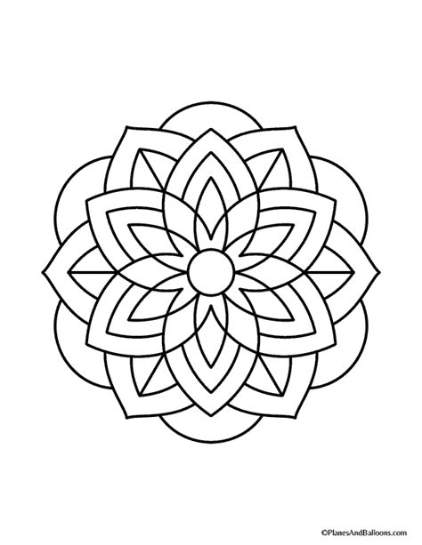 What kind of mandala do you use for easter? Easy mandala coloring pages that you'll actually want to ...