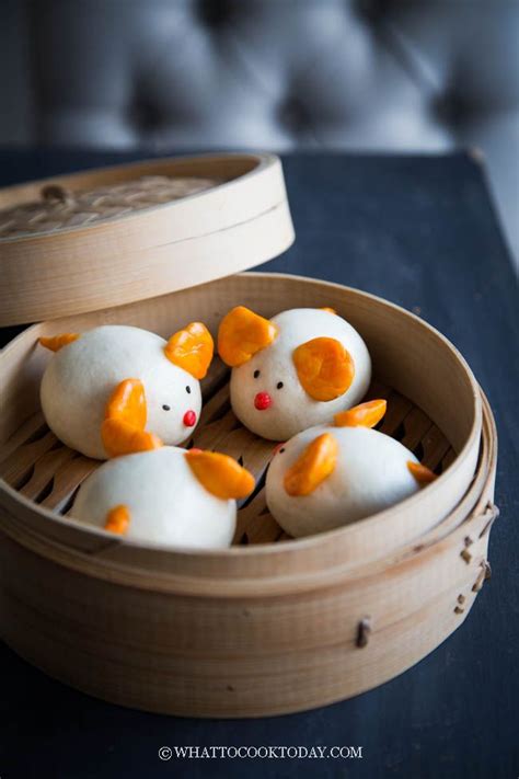 Food plays an important role in chinese new year and certain foods which have symbolic meanings of luck and auspiciousness are especially popular and essential during the festival. Lunar New Year The Year of Rat Chinese Steamed Buns in 2020 | Steamed buns, Easy asian recipes ...