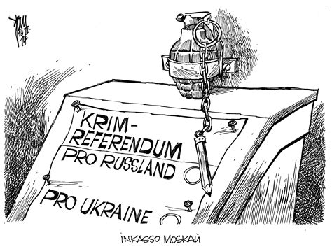 „eine delegation wird in moskau den prozess eines beitritts zu. Krim-Krise Archives - Janson-Karikatur