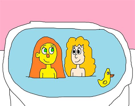 Sunny Monster And Goldilocks Taking A Bath By Mjegameandcomicfan89 On