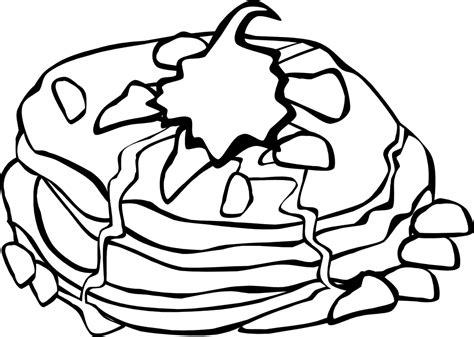 Coloring is a magnificent activity for your little one. OnlineLabels Clip Art - Fast Food, Breakfast, Pancakes ...