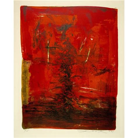 Zao Wou Ki Un­ti­tled 1963 Mutualart