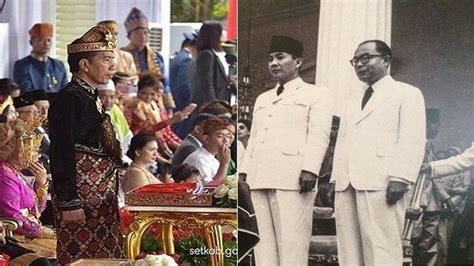 Ini Perbedaan Gaya Bung Karno Dan Jokowi Saat Pimpin Upacara Hut