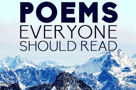 Famous Poems About Life By Famous Poets