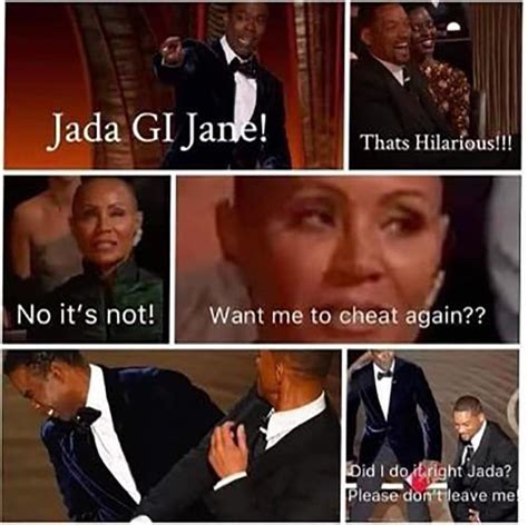 Did I Do It Right Jada Will Smith Slapping Chris Rock Know Your Meme