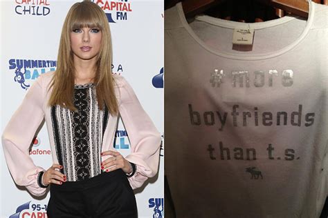 Abercrombie And Fitch Pulls T Shirt Mocking Taylor Swift After Fans Complain