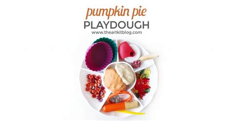 Place pumpkin puree and cream cheese into alarge bowl and mix together. Easy Pumpkin Pie Playdough Recipe + Activity - The Art Kit