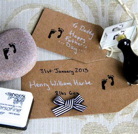 Personalised Miniature Footprint Stamp By Stomp Stamps