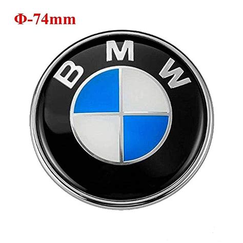 74mm Bmw Emblem 2 Pin Replacement Badge Hood Or Trunk Logo Fit For Bmw