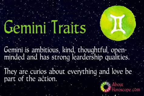 ♊ Gemini Traits Personality And Characteristics