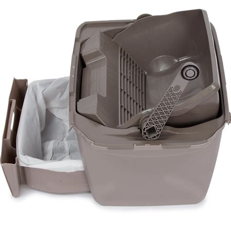 The perfect solution is an automatic cat litter box. Catit Smartsift Enclosed Semi-Automatic Cat Litter Sifter