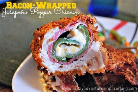 Bacon Wrapped Jalapeño Popper Chicken Recipe