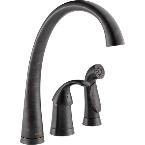 They feature long limited warranties that help boost the customer's confidence when opting for these products. Delta Pilar Waterfall Single-Handle Standard Kitchen ...