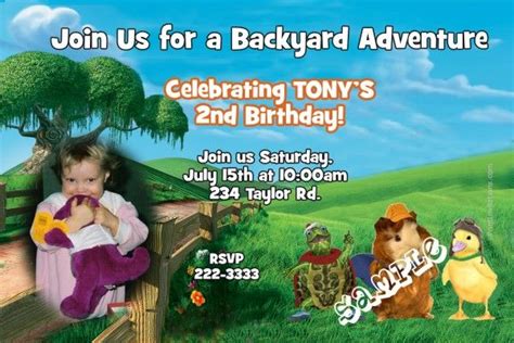 Wonder Pets Birthday Invitations Get These Invitations Right Now De