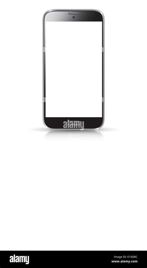 Smartphone Realistic Vector Isolation Modern Mobile Phone Stock Vector