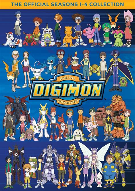 Digimon The Official Seasons 1 4 Collection Movies And Tv