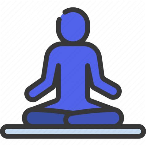 Meditation People Stickman Yoga Meditate Icon Download On Iconfinder