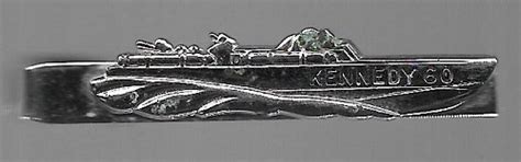 Lot Detail Jfk Pt 109 Silver Kennedy 60 Tie Clasp