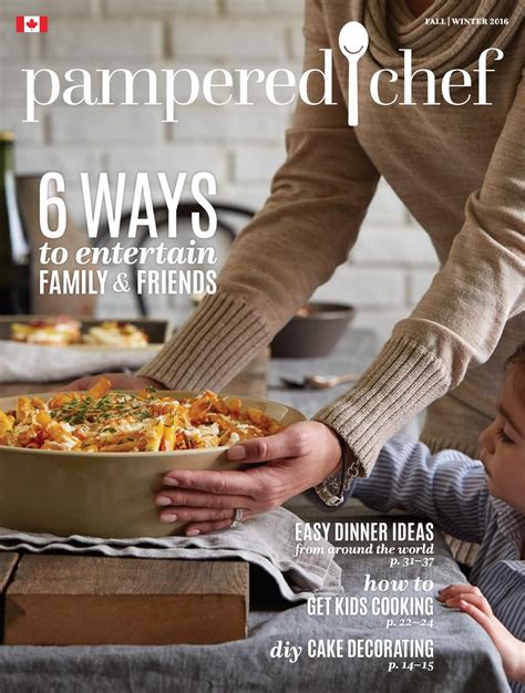 Fallwinter 2016 Catalog Canada Pampered Chef Pampered Chef