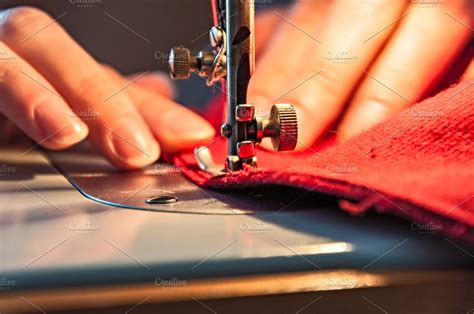 Sewing Process High Quality Stock Photos Creative Market