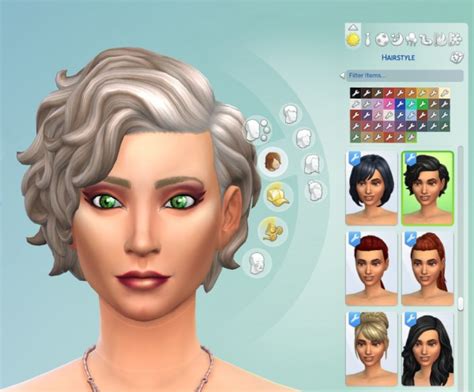 Mod The Sims 42 Recolours Of Short Curly Hair By Simmiller Sims 4 Hairs
