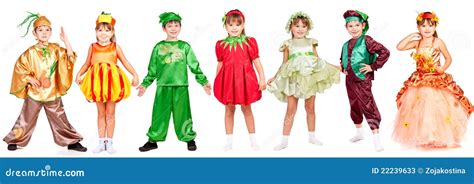 Children In Bright Fancy Dress Stock Image Image Of Dress Clothing
