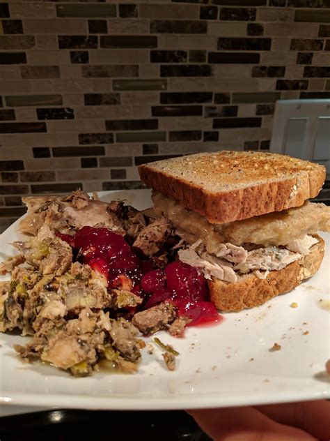 Homemade Ross Geller Style Turkey Sandwich With A Moist Maker Food