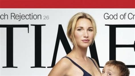 Breastfeeding Time Magazine Cover Divides Opinion Bbc News