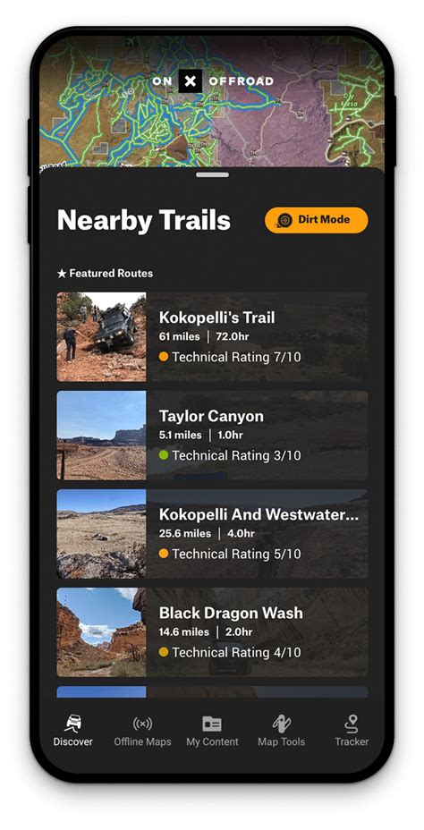 Offroad Gps Maps App Find Atv Dirt Bike Utv 4x4 Trails Onx