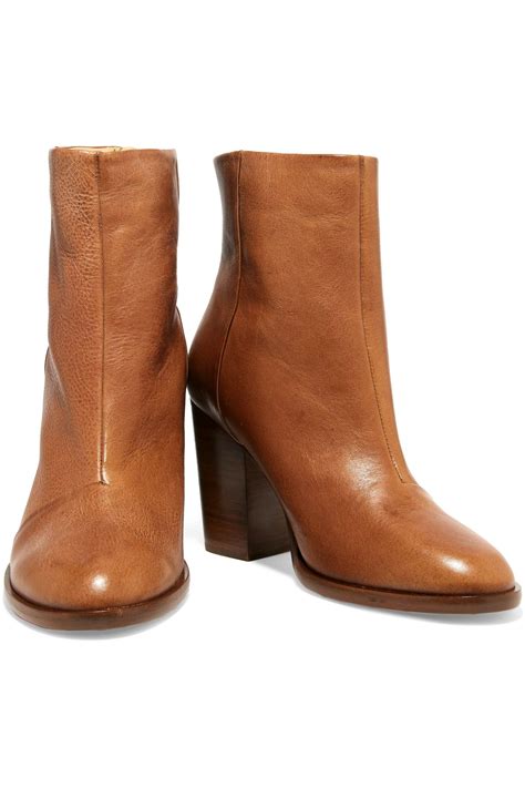 Rag And Bone Woman Ashby Leather Ankle Boots Tan In Brown Lyst