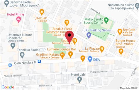 Kontakt Mapa Pecenjara Gradimir Adresa Milesevska A Lokacija Beograd