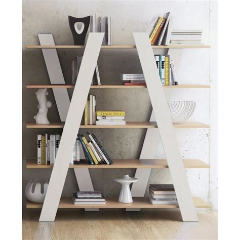 Maybe you would like to learn more about one of these? WIND bibliotheque étagère design blanche mate et chÃªne ...