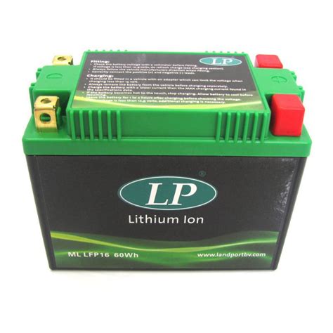 I took the battery back to the bike shop and tried to explain to them that this battery was in extremely poor state of charge for a brand new battery. Landport Lithium Motorcycle Starter Battery ML LFP16 60Wh ...