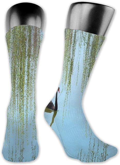 Dhnkw Socks Compression Medium Calf Crew Sockweeping Willow And Black