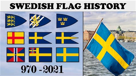 Swedish Flag History Every Flag Of Sweden 970 2021 Youtube