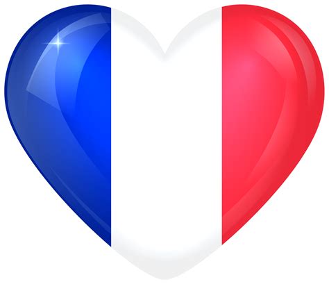 Flag Of France Blue Heart France Png Download 60005184 Free