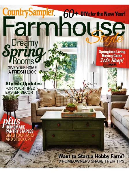 Country Sampler Farmhouse Style Spring 2024 Pdf Magazine Download