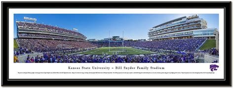 Kansas State Wildcat Stadium Framed Poster