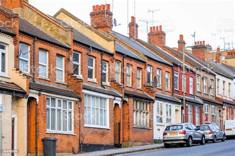 Traditional English Terraced Houses In London Stock Photo Download