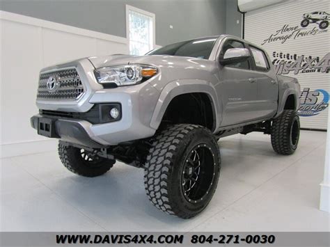2016 Toyota Tacoma Trd Sport Lifted 4x4 V6 Double Crew Cab Short Bed