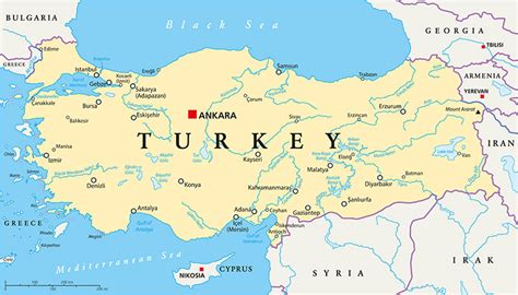 Kaart Turkije Kaart Van Turkije Ankara Bank Home Com