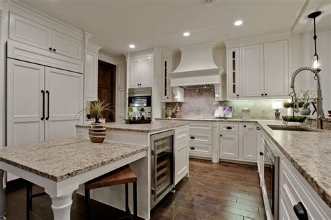 The pairing between the two elements even works in remodeling projects. Giallo Ornamental granite countertops add elegance in the ...