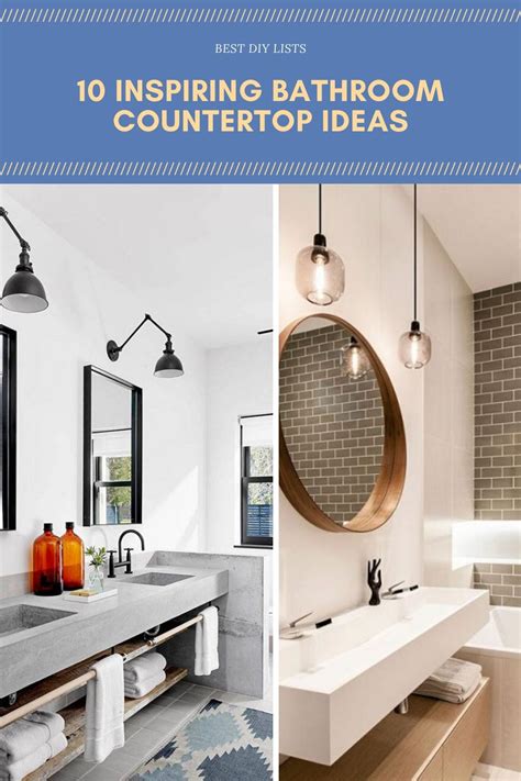 Also a well designed countertop can make the space blend in with a natural order. Pin on Bathroom DIY Ideas