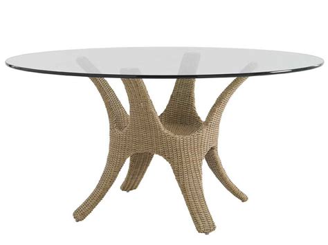 Tommy Bahama Outdoor Aviano Wicker 60 Round Glass Top