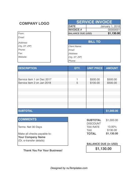 Bill quickly and correctly, each and every time, with the hvac invoice template. HVAC Invoice Template - HVAC Invoices | nuTemplates
