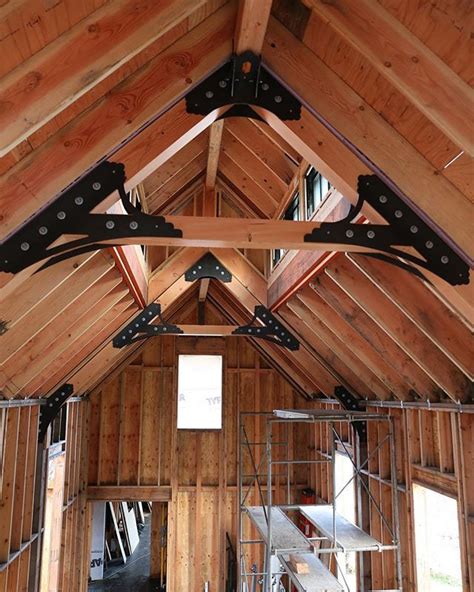 We Love The Swoopy Details In These Timber Truss Brackets 😍 What