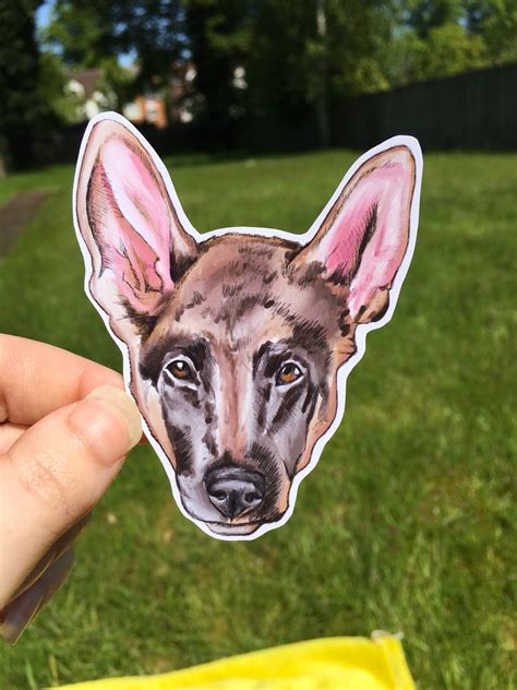 Cute Dog Illustrations Vinyl Sticker Pack 3 Stickers Etsy